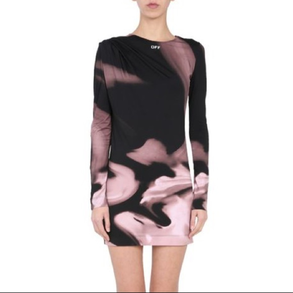 COPY - Off White Jersey Dress